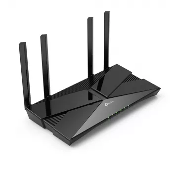 TP-Link AX1800 Dual Band Wi-Fi 6 ruuter, Wi-Fi 6 (802.11ax), kaheribaline (2,4 GHz / 5 GHz), Ethernet LAN, must, lauatelefon