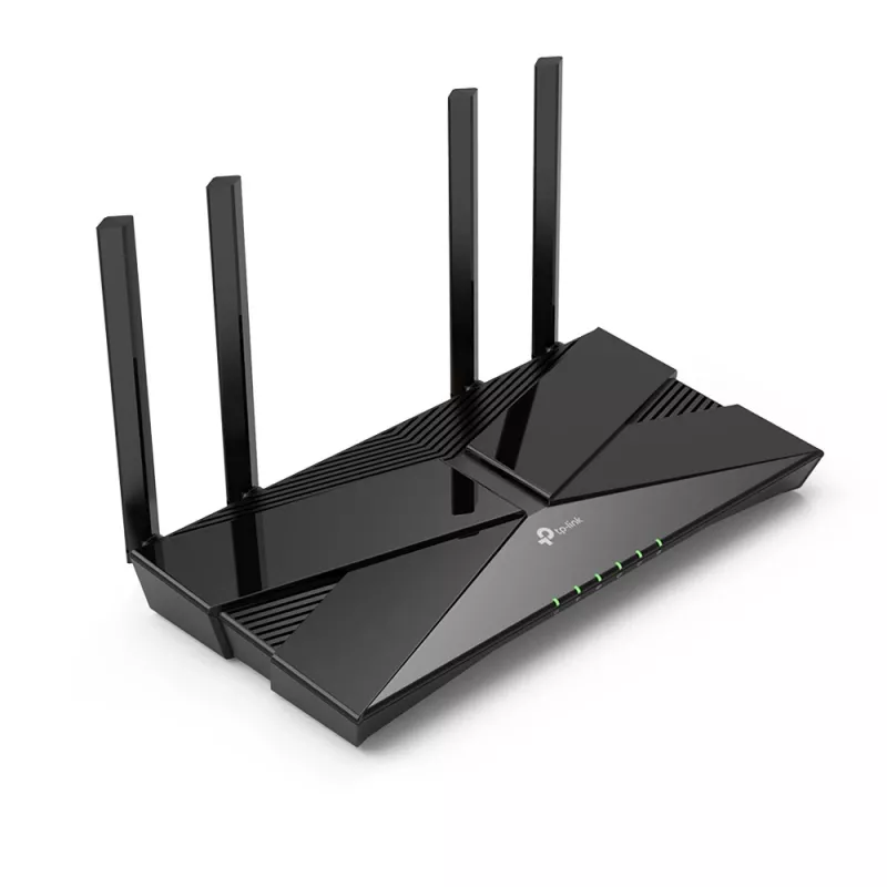 TP-Link AX1800 Dual Band Wi-Fi 6 ruuter, Wi-Fi 6 (802.11ax), kaheribaline (2,4 GHz / 5 GHz), Ethernet LAN, must, lauatelefon