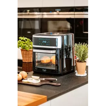 Kuumaõhufritüürahi Adler AD 6309 13 L 2500 W Must/Hõbedane, puutetundlik juhtimine, röstimisvarras