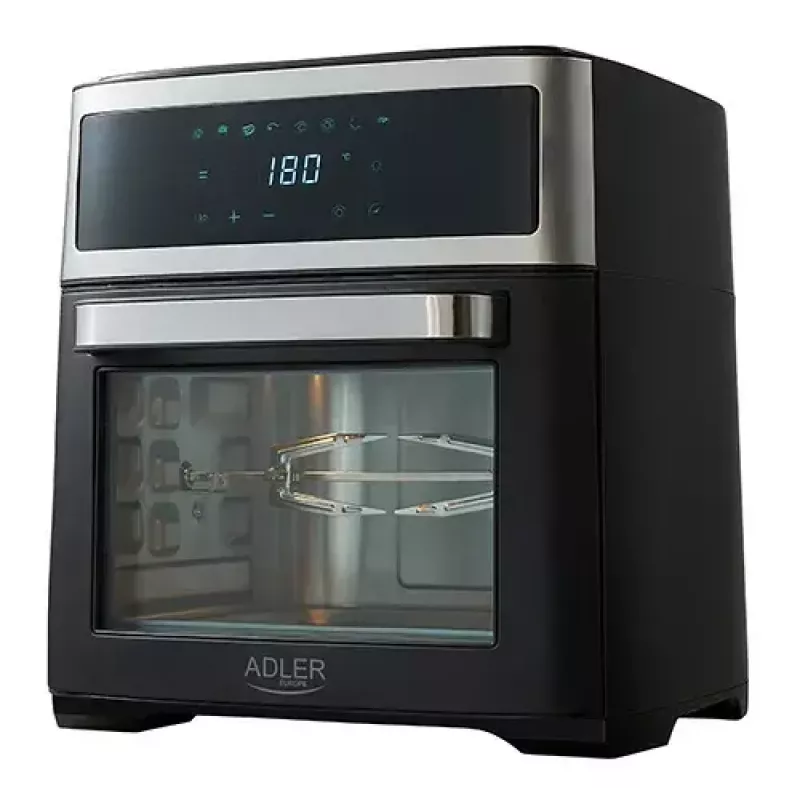 Kuumaõhufritüürahi Adler AD 6309 13 L 2500 W Must/Hõbedane, puutetundlik juhtimine, röstimisvarras