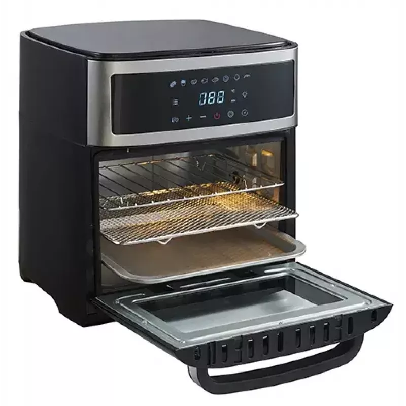 Kuumaõhufritüürahi Adler AD 6309 13 L 2500 W Must/Hõbedane, puutetundlik juhtimine, röstimisvarras