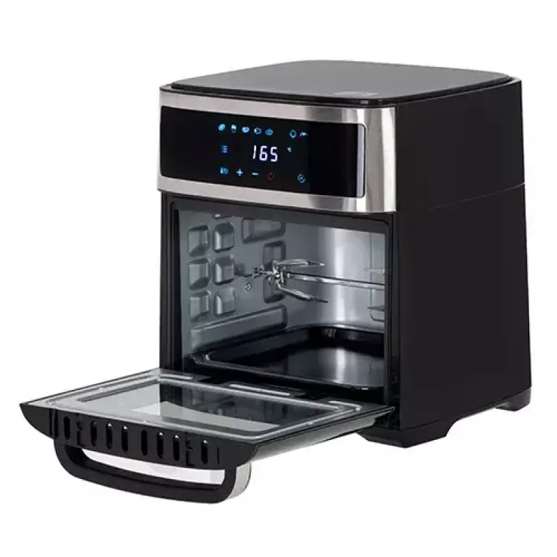 Kuumaõhufritüürahi Adler AD 6309 13 L 2500 W Must/Hõbedane, puutetundlik juhtimine, röstimisvarras