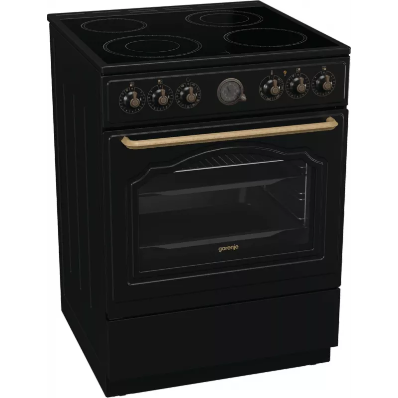 Gorenje GECS6B71CLB Vabaltseisev pliit Elektrikeramiline pliit Must