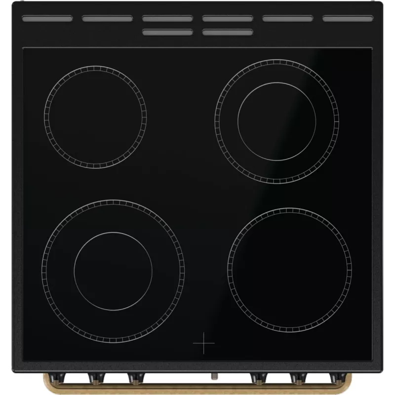 Gorenje GECS6B71CLB Vabaltseisev pliit Elektrikeramiline pliit Must