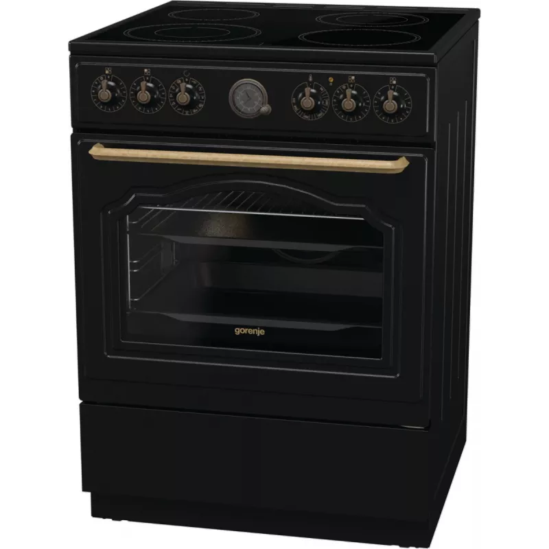 Gorenje GECS6B71CLB Vabaltseisev pliit Elektrikeramiline pliit Must