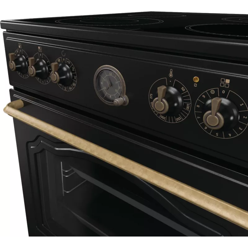 Gorenje GECS6B71CLB Vabaltseisev pliit Elektrikeramiline pliit Must