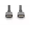DIGITUS 8K PREMIUM HDMI 2.1 kaabel 3m alumiiniumkorpusega, kullatud, toetab 8K/60Hz