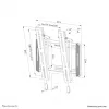 Seinakinnitus Neomounts WL35-550BL12 Max 40kg 24-55 tolli must