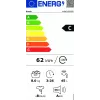 Bosch Serie 6 WIW24342EU pesumasin, eestlaadiv, 8 kg, 1200 p/min, valge