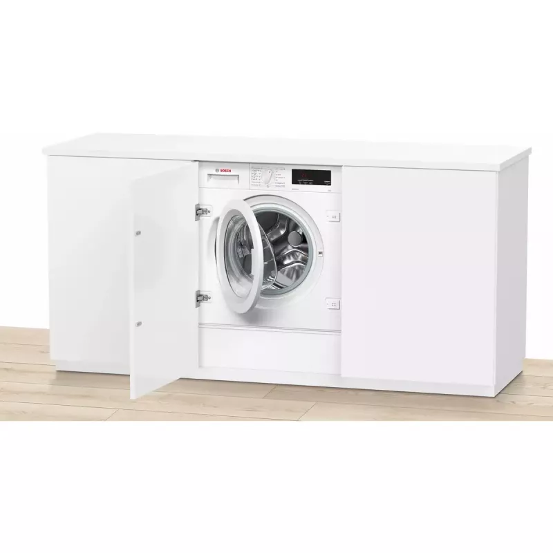 Bosch Serie 6 WIW24342EU pesumasin, eestlaadiv, 8 kg, 1200 p/min, valge