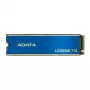 SSD M.2 ADATA LEGEND 710 256 GB — PCIe 3.0 NVMe, lugemiskiirus 2100 MB/s, kirjutamiskiirus 1000 MB/s