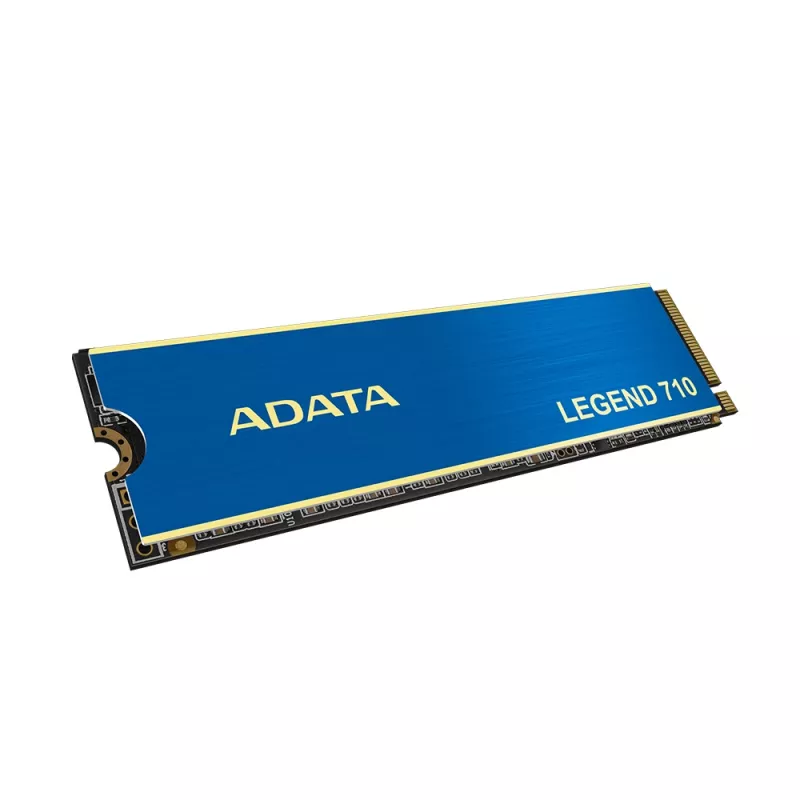 SSD M.2 ADATA LEGEND 710 256 GB — PCIe 3.0 NVMe, lugemiskiirus 2100 MB/s, kirjutamiskiirus 1000 MB/s