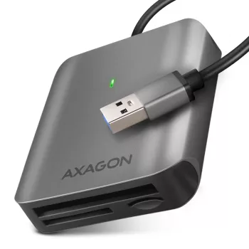 Axagon CRE-S3 väline USB-A 3.2 Gen 1 3-pesaline ja LUN SD/microSD/CF kaardilugeja USB 3.2 Gen 1 (3.1 Gen 1) Type-A hall