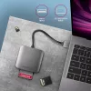 Axagon CRE-S3 väline USB-A 3.2 Gen 1 3-pesaline ja LUN SD/microSD/CF kaardilugeja USB 3.2 Gen 1 (3.1 Gen 1) Type-A hall