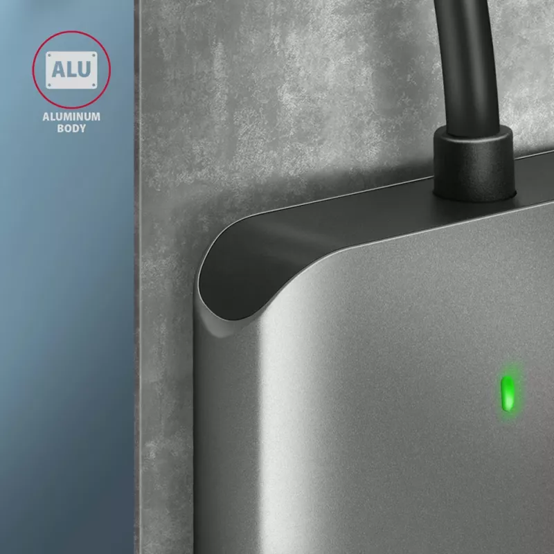 Axagon CRE-S3 väline USB-A 3.2 Gen 1 3-pesaline ja LUN SD/microSD/CF kaardilugeja USB 3.2 Gen 1 (3.1 Gen 1) Type-A hall