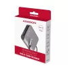Axagon CRE-S3C Alumiiniumist kiire USB-C 3.2 Gen 1 mälukaardilugeja. 3 pesa, UHS-II