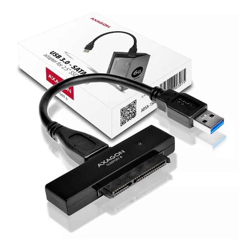 Axagon ADSA-1S6 USB 3.0 - 2,5-tolline HDD SATA
