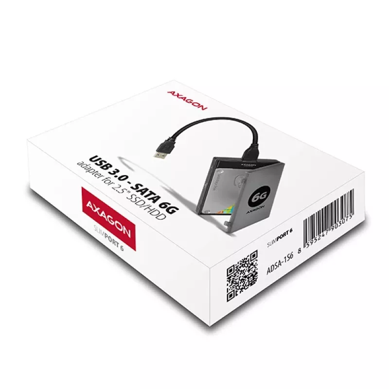 Axagon ADSA-1S6 USB 3.0 - 2,5-tolline HDD SATA