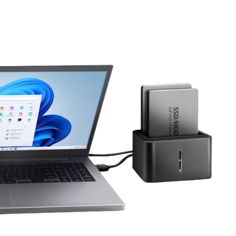 Axagon ADSA-D25 SuperSpeed USB DUAL 2,5-tolline SSD/HDD MINI dokk