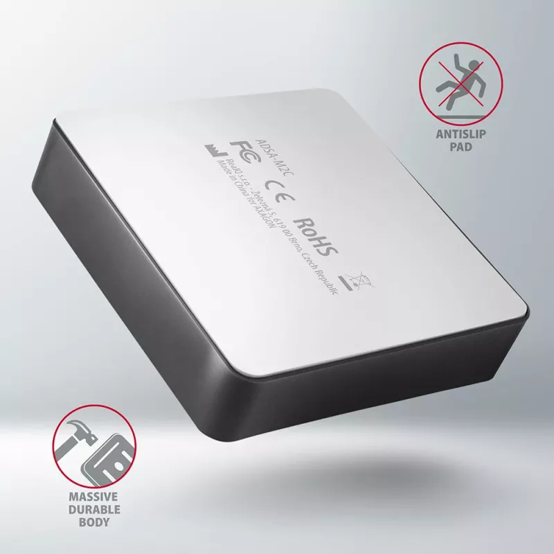 Axagon ADSA-M2C SuperSpeed USB-C 10Gbps kahe M.2 NVMe dokk