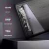 2,5-tolline HDD/SSD korpus AXAGON EE25-A6C — SATA, USB 3.2 Gen 1 (Type-C & Type-A), alumiinium, must