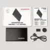 HDD/SSD korpus AXAGON EE25-A6M — 2,5-tolline SATA, USB 3.2 Gen 1 (5 Gbit/s), Micro-USB B USB Type-A, alumiinium, must