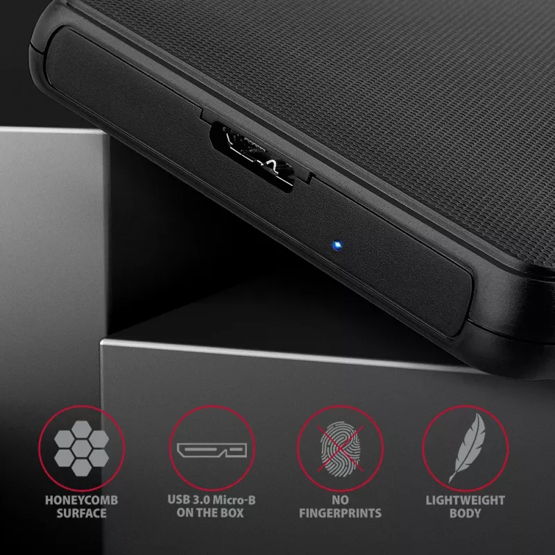 Axagon EE25-SL Kruvideta USB 3.2 Gen 1 - SATA 6G väline karp 2,5-tollisele SSD/HDD-le