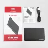 Axagon EE25-SL Kruvideta USB 3.2 Gen 1 - SATA 6G väline karp 2,5-tollisele SSD/HDD-le
