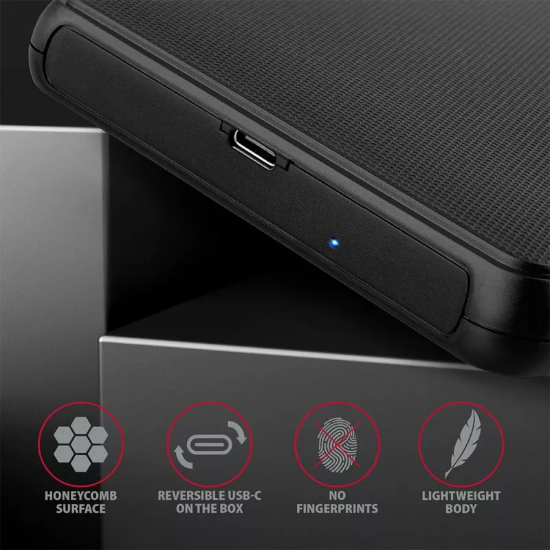 Axagon EE25-SLC Kruvivaba USB-C 3.2 Gen 1 - SATA 6G väline karp 2,5-tollisele SSD/HDD-le