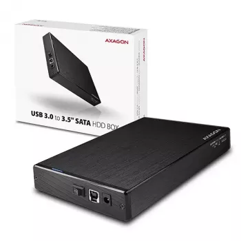 Axagon EE35-XA3 kompaktne alumiiniumist USB 3.2 Gen 1 väline karp SATA 3,5-tollisele HDD-le