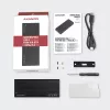 Axagon EEM2-GTR väline USB-C 3.2 Gen 2 metallkast M.2 NVMe SSD-dele