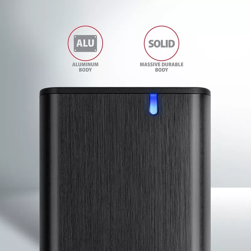 SSD korpus Axagon EEM2-SBC USB-C 3.2 Gen 2 Must M.2