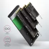 SSD korpus Axagon EEM2-SBC USB-C 3.2 Gen 2 Must M.2