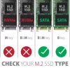 SSD korpus Axagon EEM2-SBC USB-C 3.2 Gen 2 Must M.2