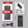 SSD korpus Axagon EEM2-SBC USB-C 3.2 Gen 2 Must M.2