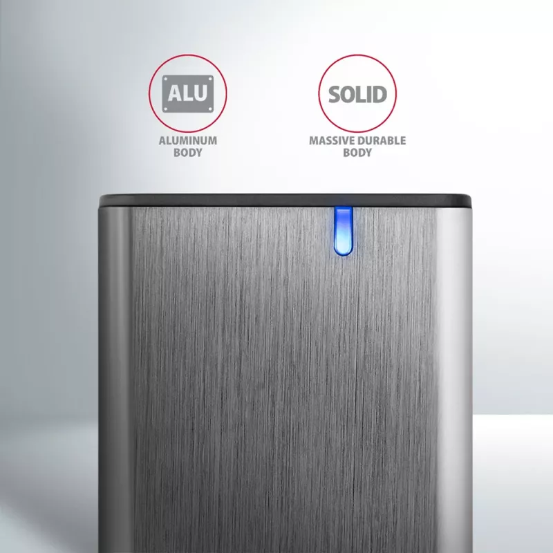 Axagon EEM2-SG2 SuperSpeed+ USB-C – M.2 NVMe ja SATA SSD RAW karp