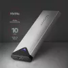 Axagon EEM2-UG2 väline USB-C 10Gbps metallkarp M.2 NVMe SSD-ketastele. Hõbedane