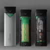 Axagon EEM2-UG2 väline USB-C 10Gbps metallkarp M.2 NVMe SSD-ketastele. Hõbedane