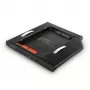 Axagon RSS-CD09 2.5 inch SSD/HDD kassett DVD pesasse 9,5 mm LED ALU liidesekaart/adapter Sisemine SATA