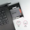 Axagon RSS-CD09 2.5 inch SSD/HDD kassett DVD pesasse 9,5 mm LED ALU liidesekaart/adapter Sisemine SATA