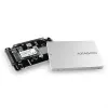 Axagon RSS-M2SD SATA - M.2 SATA SSD, sisemine 2,5-tolline ALU korpus, hõbedane