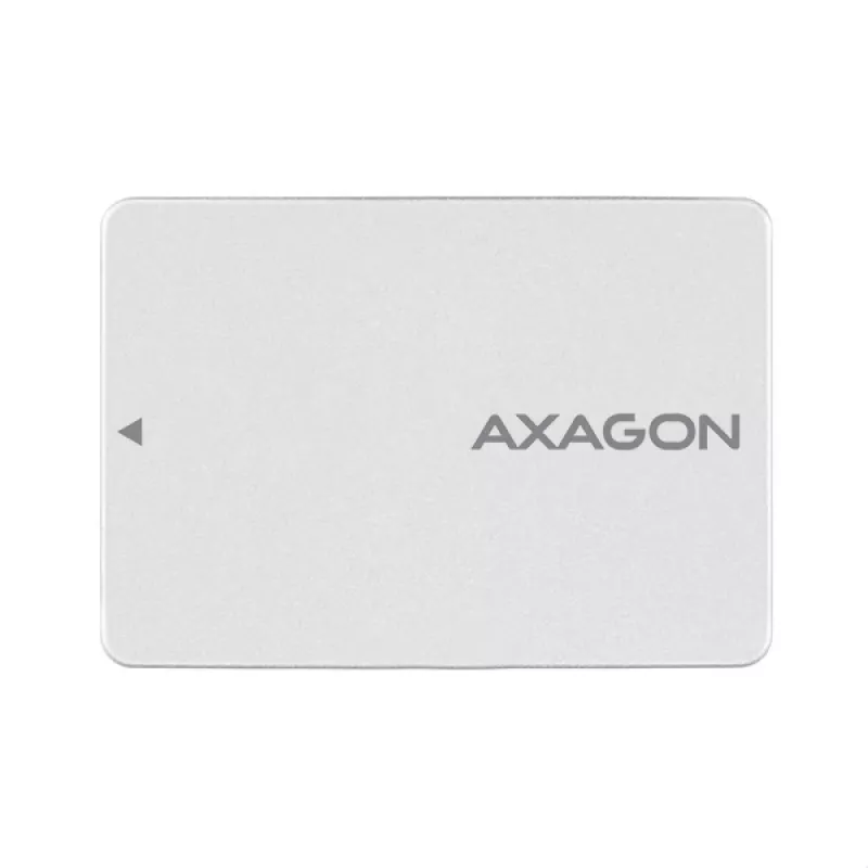 Axagon RSS-M2SD SATA - M.2 SATA SSD, sisemine 2,5-tolline ALU korpus, hõbedane