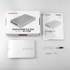 Axagon RSS-M2SD SATA - M.2 SATA SSD, sisemine 2,5-tolline ALU korpus, hõbedane
