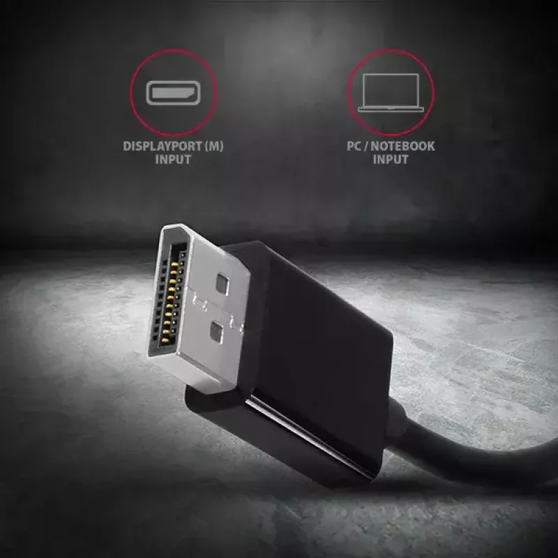 Videokaabli adapter Axagon RVD-VGN DisplayPort VGA-le 0,16 m