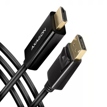 Axagon RVD-HI14C2 DisplayPort -> HDMI 1.4 kaabel 1,8 m, 4K/30Hz