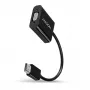Axagon RVH-VGAN HDMI -> VGA adapter FullHD, 1920x1200, heli VÄLJUND, toite SISEND
