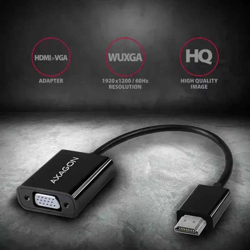 Axagon RVH-VGN HDMI -> VGA adapter FullHD, 1920x1200