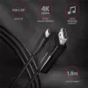 Axagon RVC-DPC USB-C -> DisplayPort kaabel 1,8 m 4K/60Hz