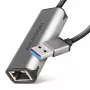2,5 Gigabit Etherneti adapter AXAGON ADE-25R — USB Type-C, 10/100/1000/2500 Mbit, 5000 Mbit/s, alumiinium, hall