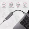 2,5 Gigabit Etherneti adapter AXAGON ADE-25R — USB Type-C, 10/100/1000/2500 Mbit, 5000 Mbit/s, alumiinium, hall